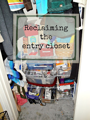 Simply Organized of NWA: Organize your entry closet: Reclaiming Our ...