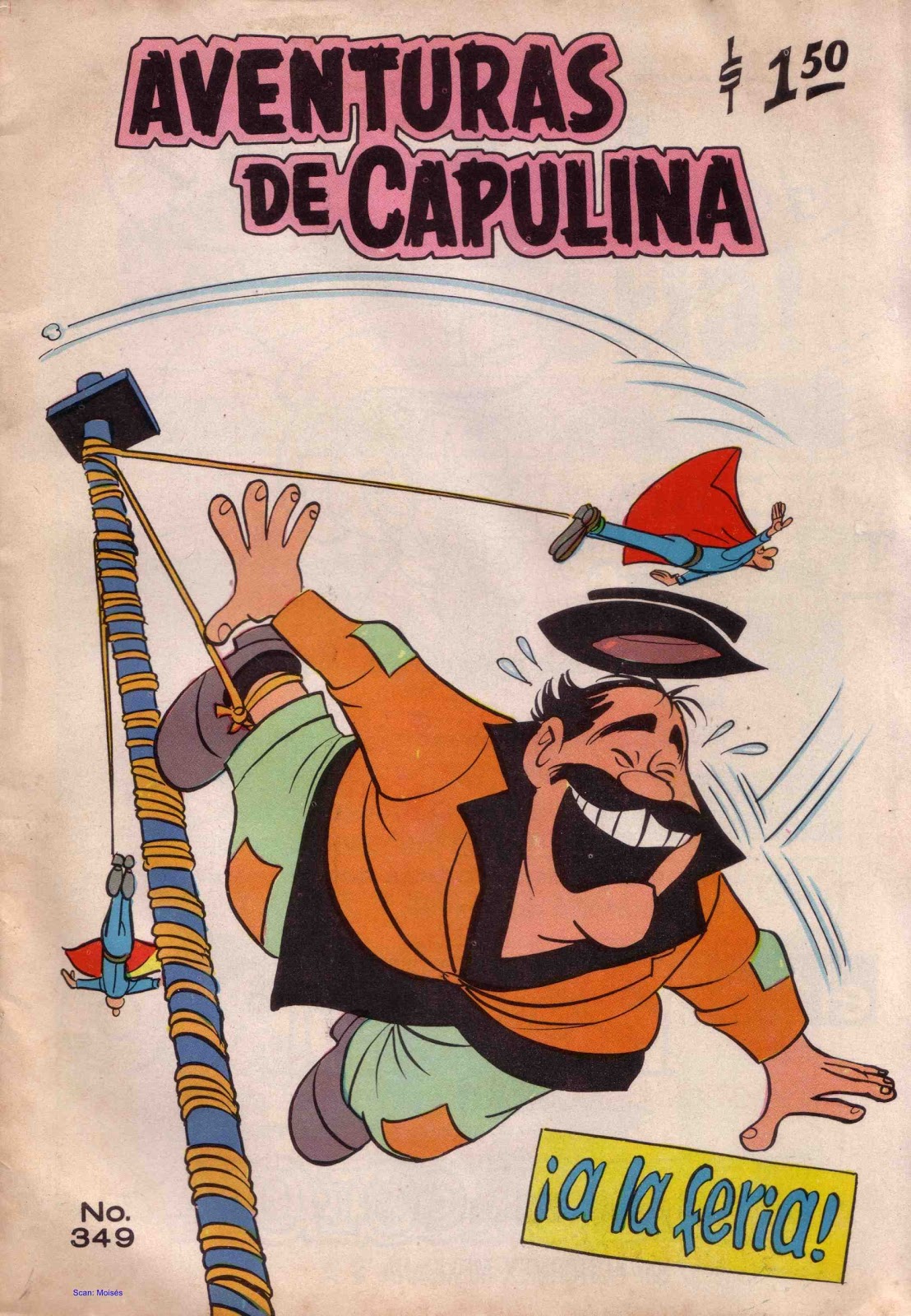 Mexico Comic Sonrisas Aventuras de Capulina (346 al 350)