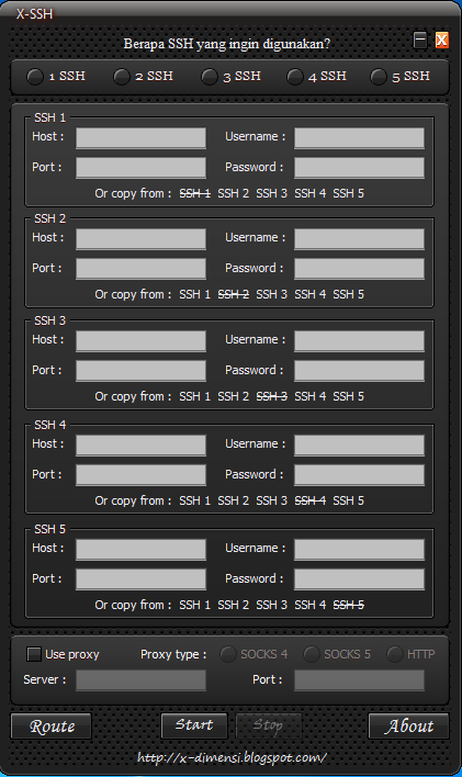 X-SSH - Auto SSH Tool « X-Dimensi
