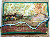 "Snake River" art quilt