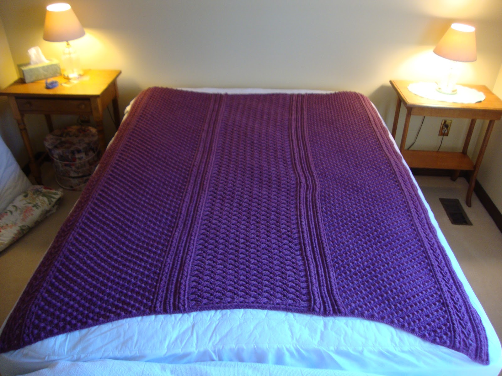 The Good Life Blocking a Crochet Afghan?