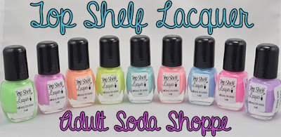 Top Shelf Lacquer Adult Soda Shoppe swatches