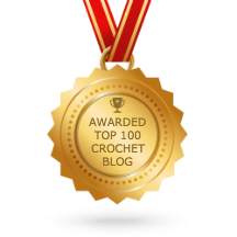Connie's Spot© Awarded the Feed Spot Top 100 Crochet Blog Award!!