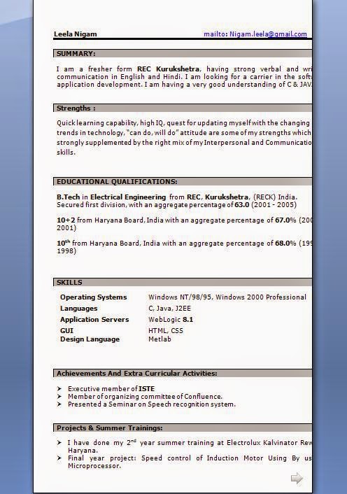 jobcentre cv template