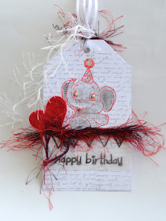 Birthday Tag with Elephant's Love