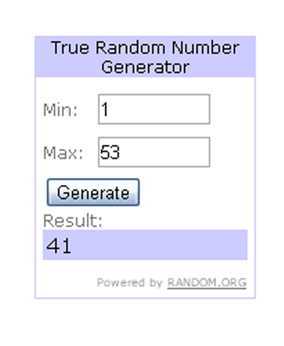 Random number Generator. Random Max. True Random number Generator. Generated always as