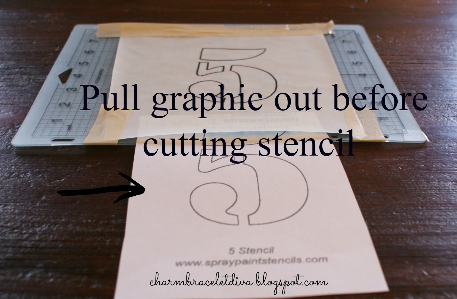 Our Hopeful Home How To Make Your Own Stencils Without a Silhouette Machine A Step by Step