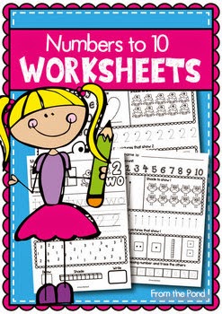 http://www.teacherspayteachers.com/Product/Number-Worksheets-Writing-and-Number-Concepts-1-10-151876