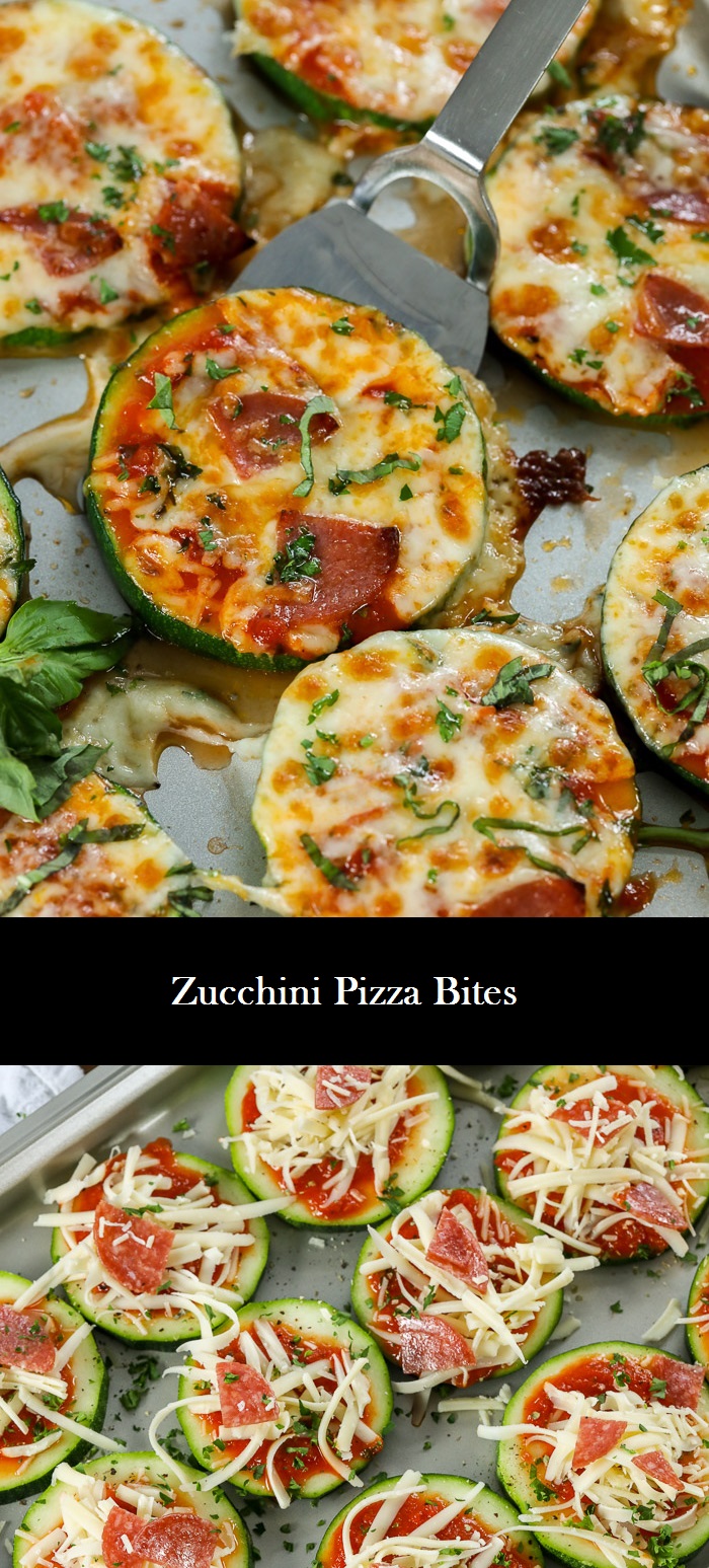 Zucchini Pizza Bites INA Recipes Daily
