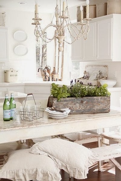 Diez imágenes de comedores con estilo shabby chic