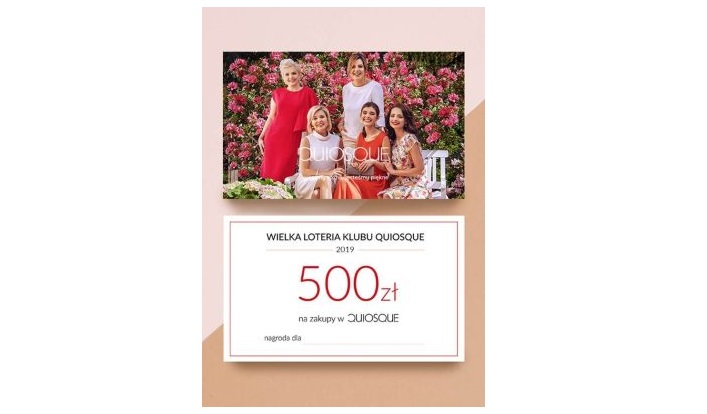 Wygraj voucher o wartości 500 zł do sklepu QUIOSQUE Konkurs