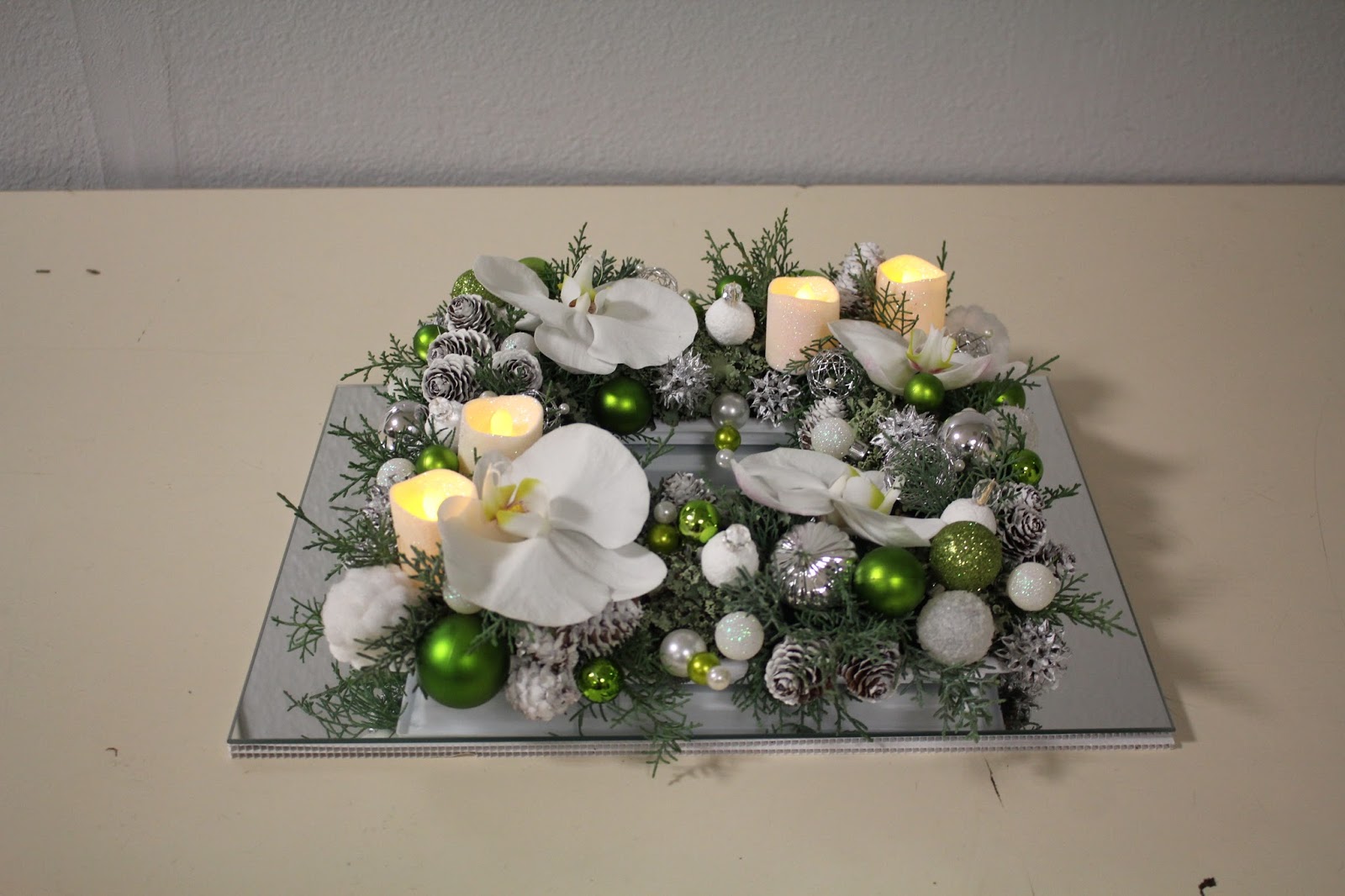 ART FLORAL BREAL: centre de table pour Noël