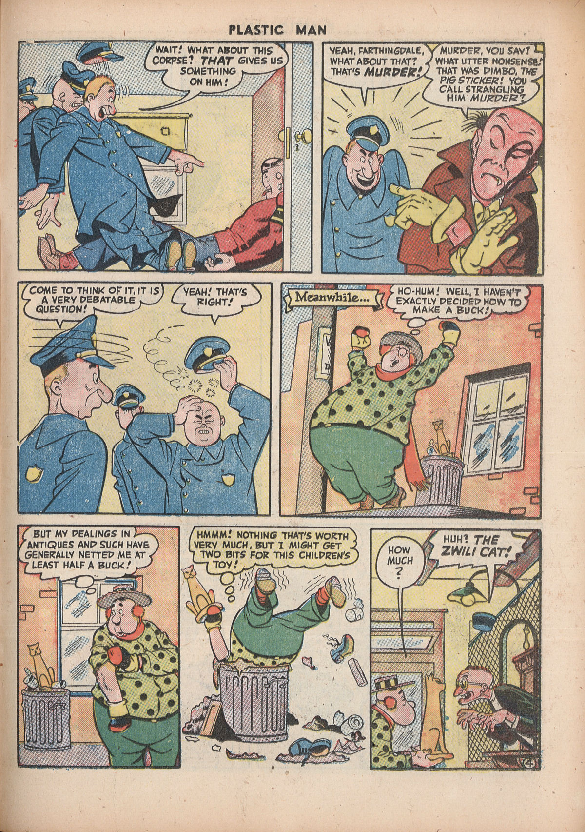 Read online Plastic Man (1943) comic -  Issue #6 - 29