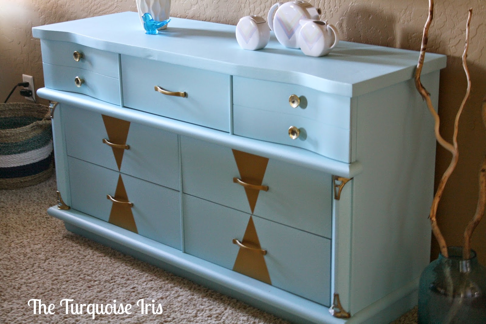 The Turquoise Iris Furniture & Art Mid Century Glam Dresser??