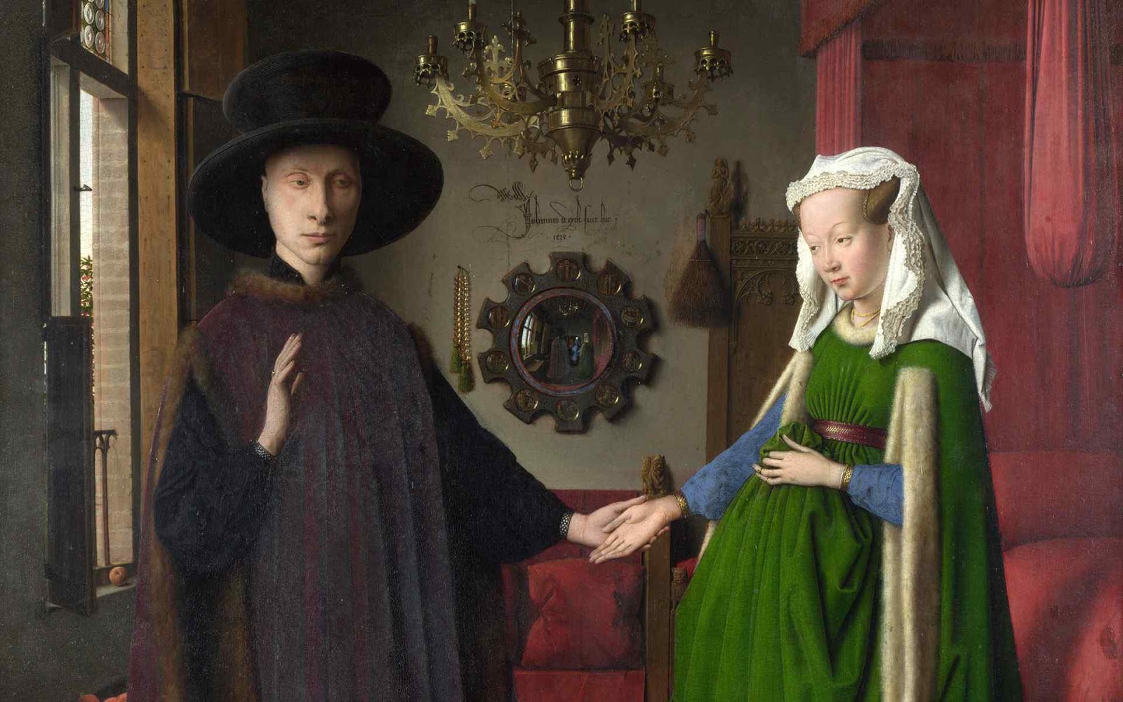 The Arnolfini Wedding By Jan van Eyck