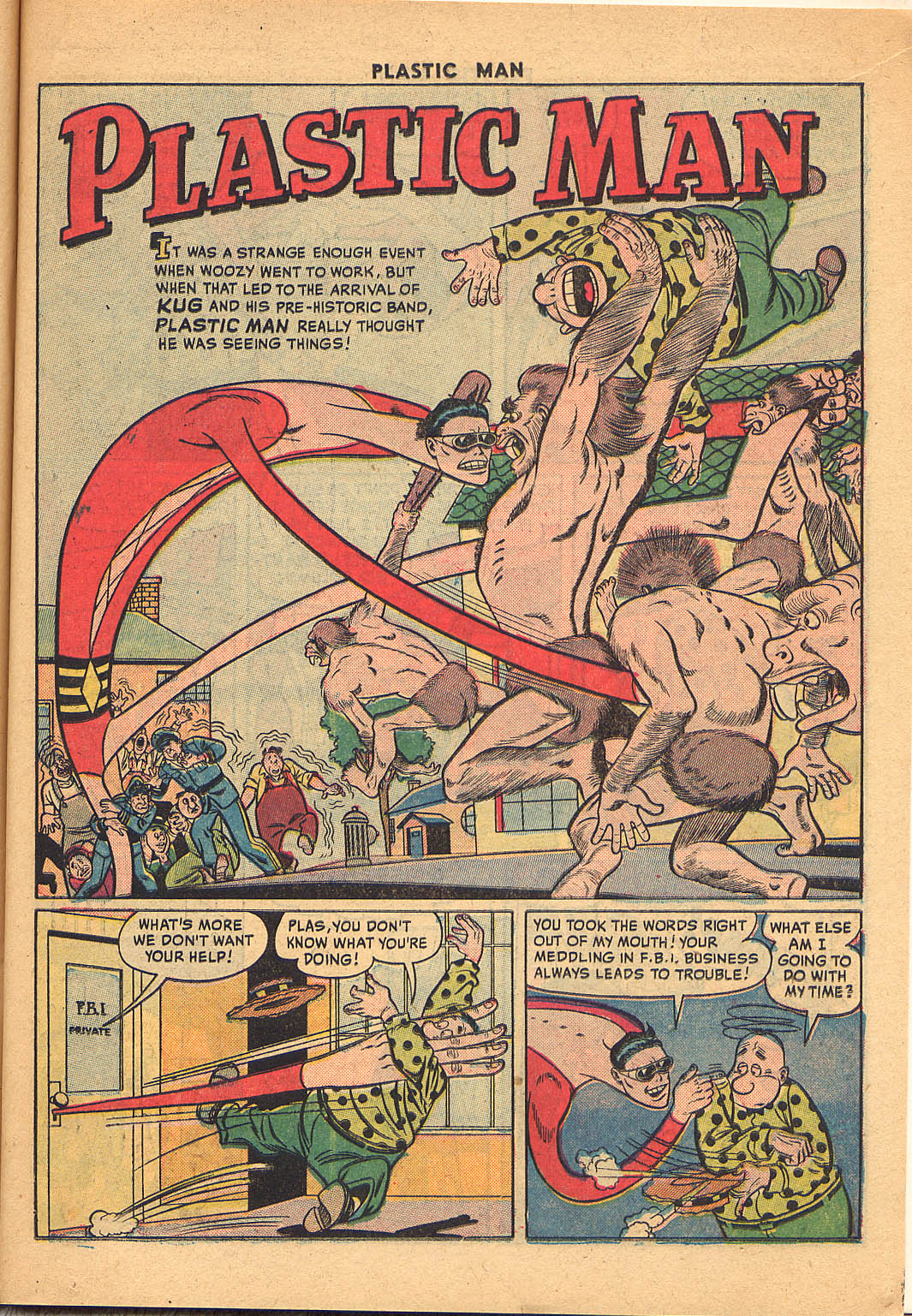 Read online Plastic Man (1943) comic -  Issue #26 - 15