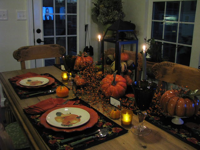 Designs by Pinky: ~~~Pumpkin Table for 2!!!~~~
