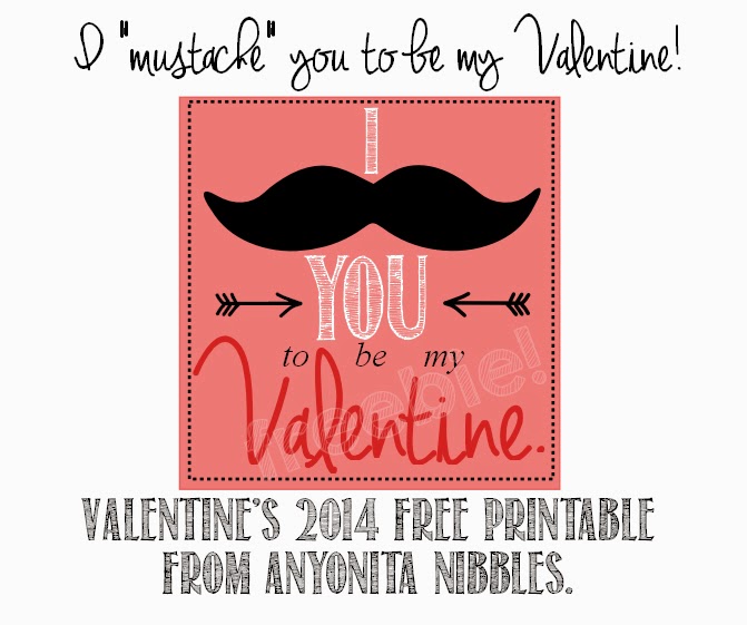I mustache you to be my Valentine free printable from www.anyonita-nibbles.co.uk