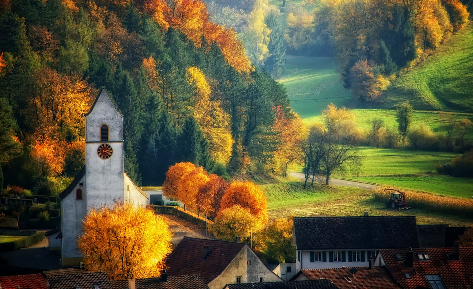 Осень в швейцарии Осень в швейцарии