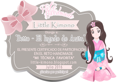 Certificado reto handmade marzo