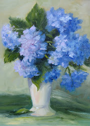 hydrangea hydrangeas painting fiorello pat oil elevates