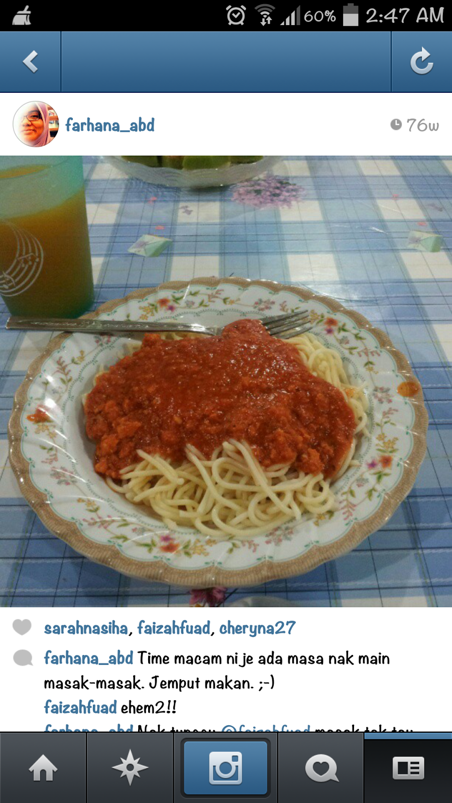 Resepi Orang Bujang : Western Food Spaghetti Bolognese 
