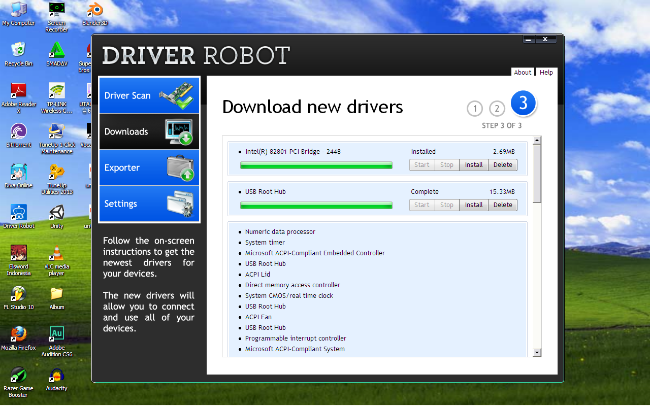 Driver robot license key free