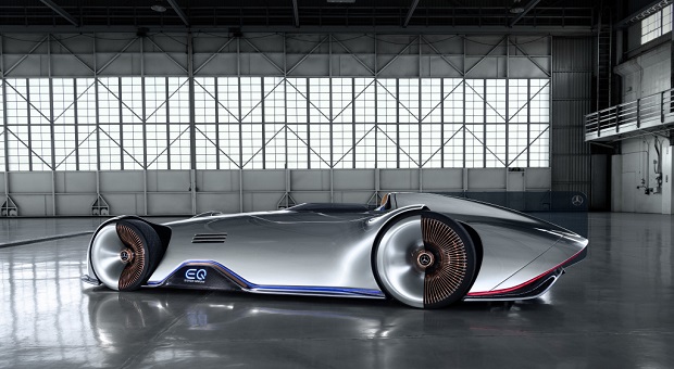 World Premiere Mercedes-Benz Vision EQ Silver Arrow