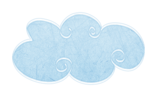 Clipart de Mariposas y Nubes.