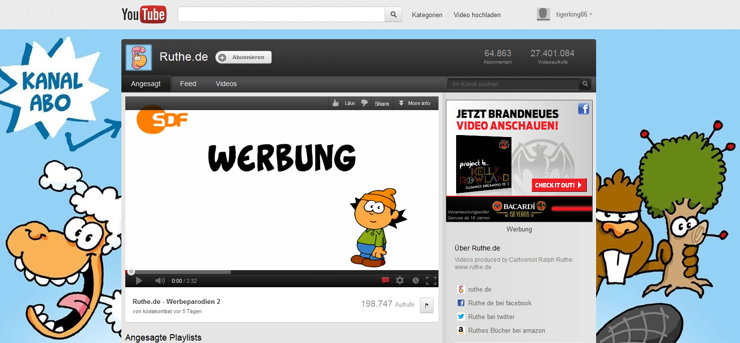 Diskurs Online-Reputation: Fallstudie: Ralph Ruthe – Illustrator