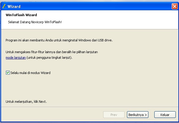 Cara Instal Windows untuk Notebook dengan USB Flashdisk