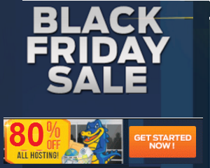 Black Friday Surprise 80% Off Hosting and Domain Sale