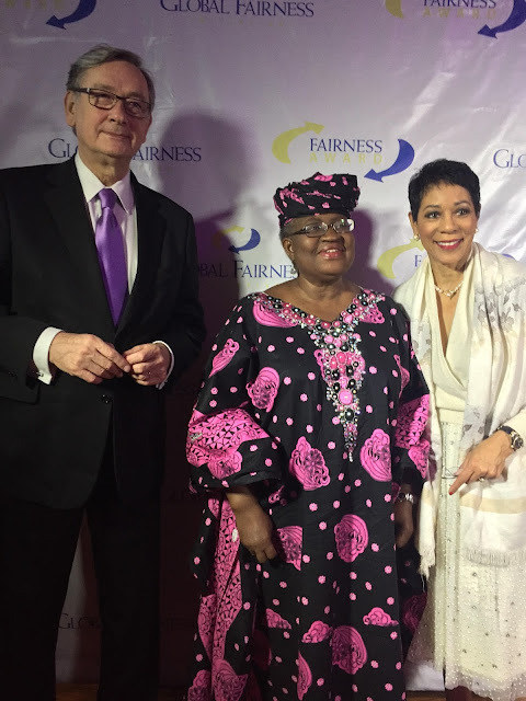 Dr.%2BNgozi%2BOkonjo Iweala%2BReceives%2Bthe%2B2016%2BGlobal%2BFairness%2BAward