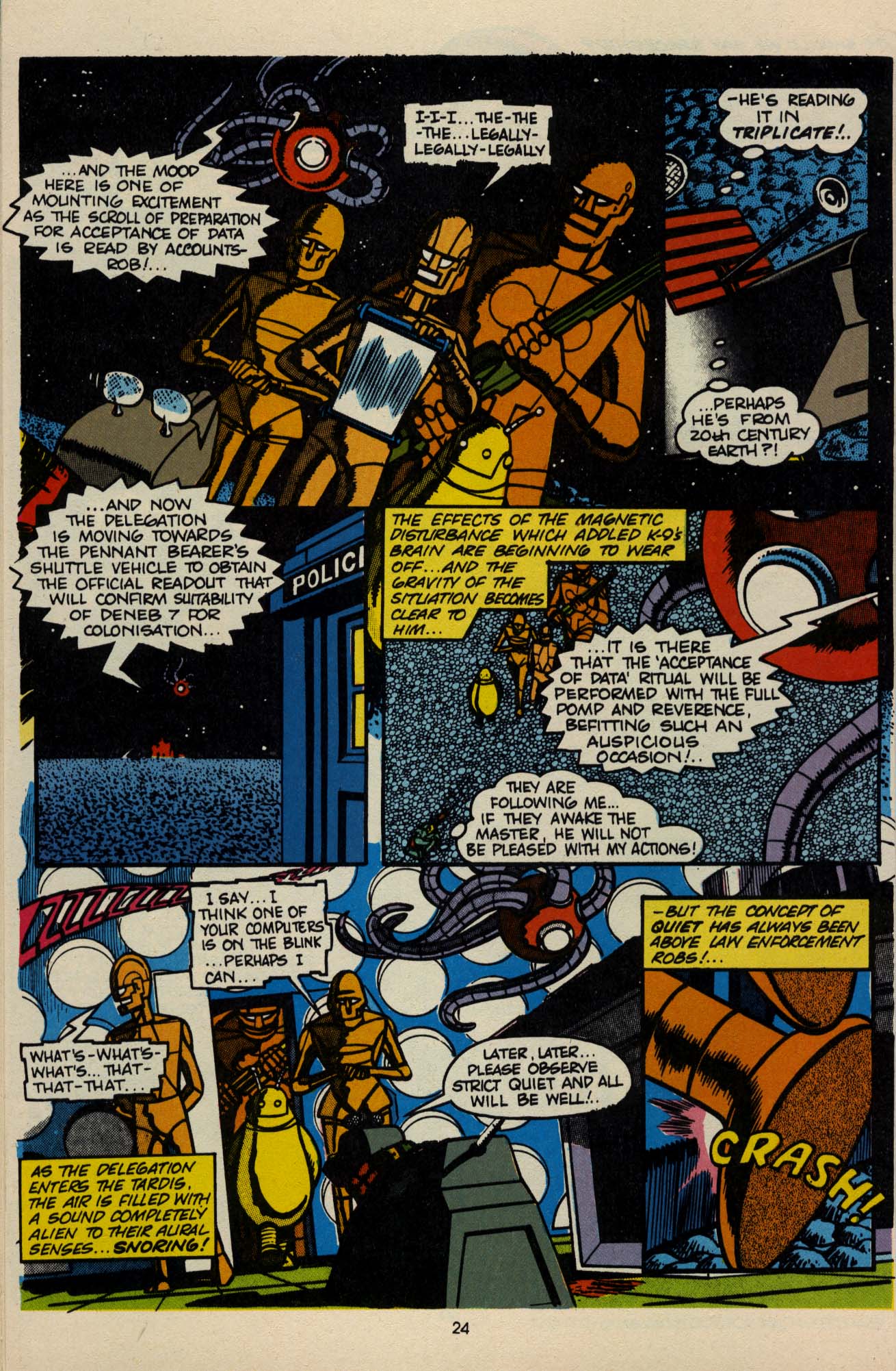 Read online Doctor Who (1984) comic -  Issue #19 - 26