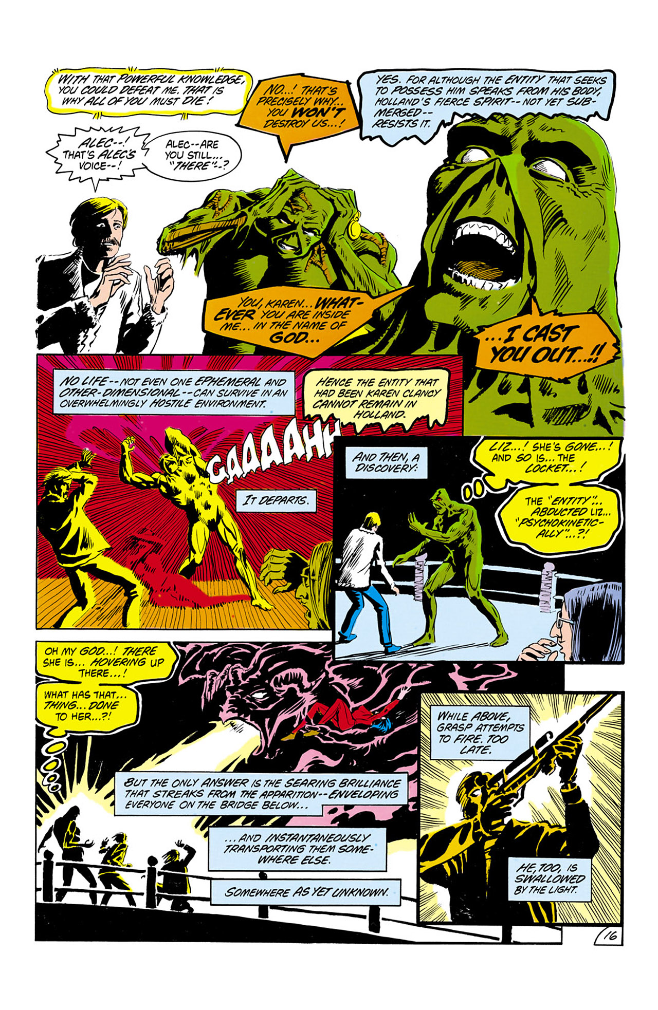 Read online Swamp Thing (1982) comic -  Issue #12 - 17
