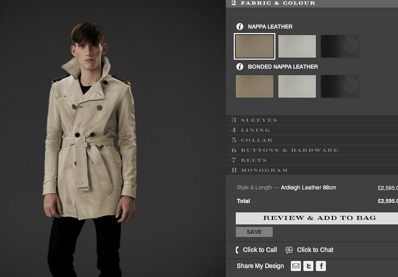 burberry bespoke trench