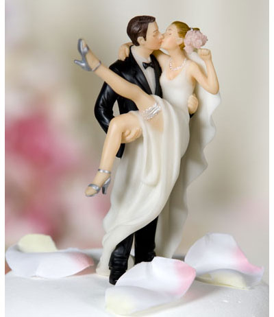 traditional wedding cake topper