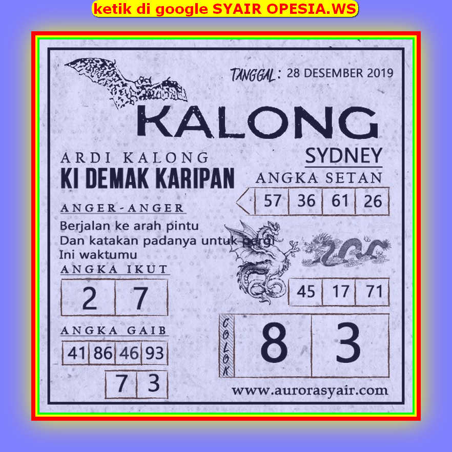 1 New Message Kode Syair Sydney 28 Desember 2019 Forum Syair Togel Hongkong Singapura Sydney 1 New Message Kode Syair Sydney 28 Desember 2019 Forum Syair Togel Hongkong Singapura Sydney