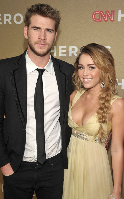 Miley Cyrus and Liam Hemsworth: CNN Heroes Tribute Pics