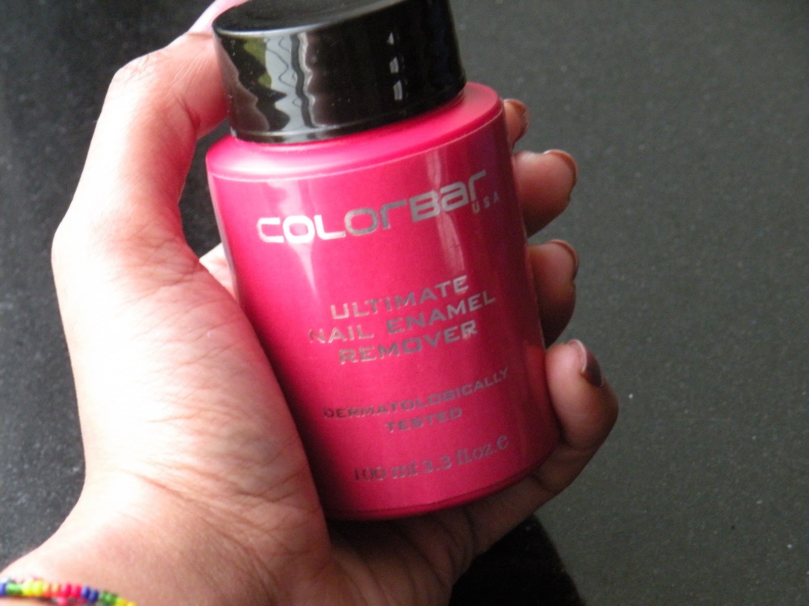 Crazy Bout MAKEUP Gimme RED, Coloubar Ultimate Nail Enamel Remover