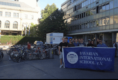Bavarian International School and Hitler with Mussolini