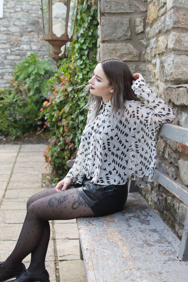 polka dot monochrome ootd giveaway