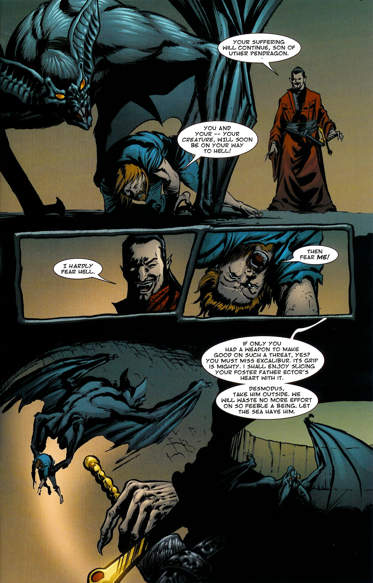 Read online Dracula vs King Arthur comic -  Issue #4 - 9