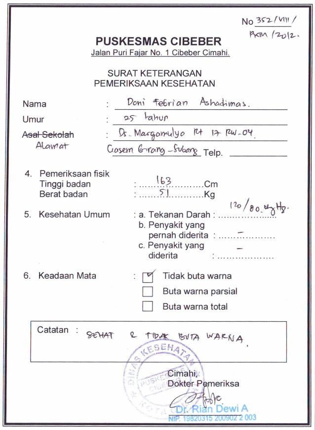 Harga Surat Keterangan Sehat Di Klinik Homecare24