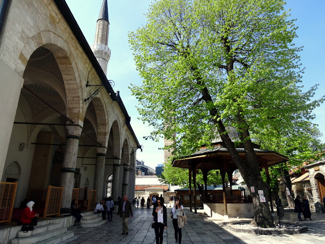 Gazi Husrev-beg Mosque in Sarajevo Old Town