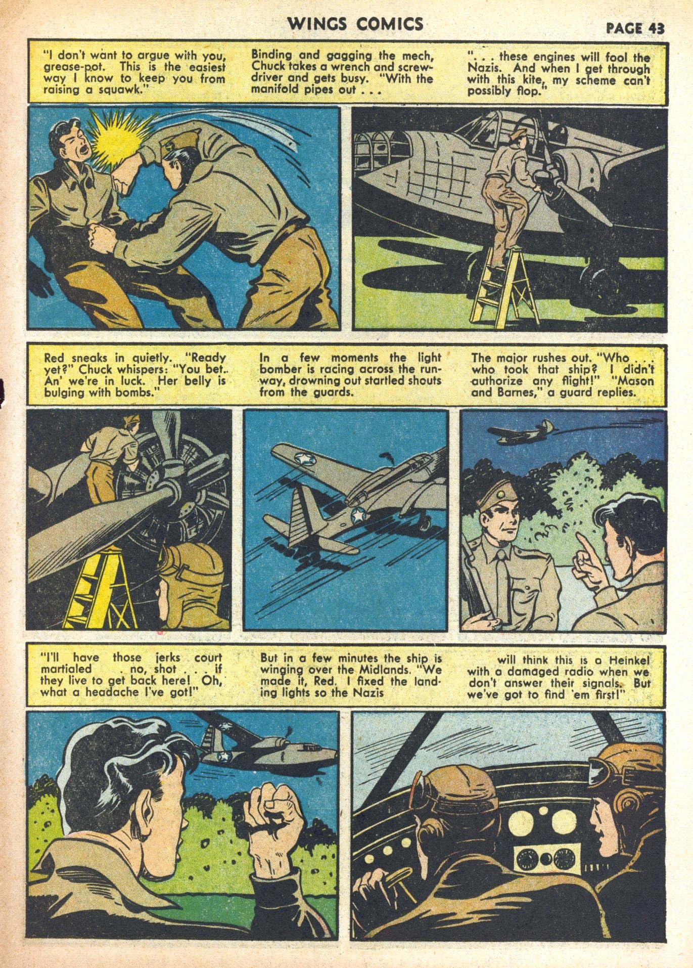 Read online Wings Comics comic -  Issue #30 - 45