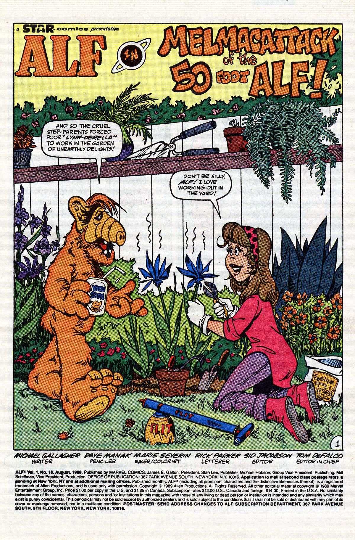Read online ALF comic -  Issue #18 - 2