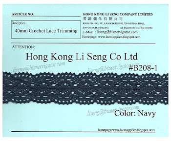 Crochet Lace Trimming Supplier - Hong Kong Li Seng Co Ltd