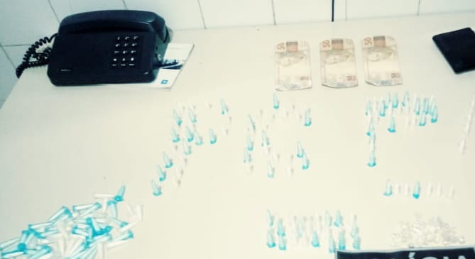 24ª CIPM prende indivíduo de Piritiba por tráfico de drogas em Mundo Novo