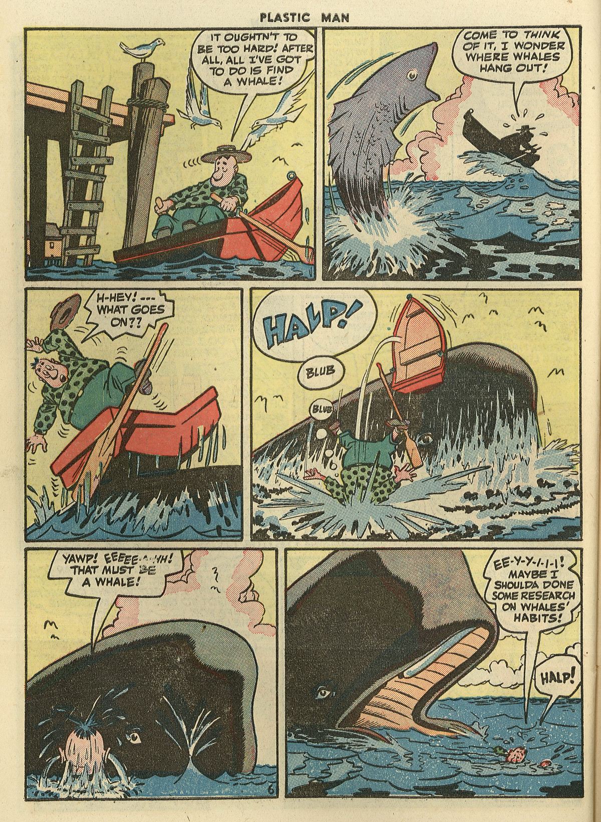 Read online Plastic Man (1943) comic -  Issue #3 - 42